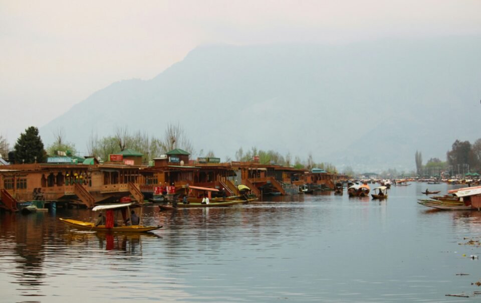 a body of water filled with lots of boats